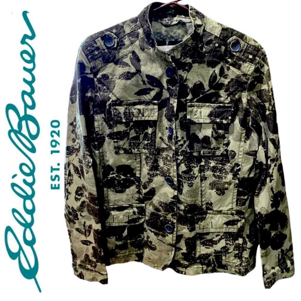 Eddie Bauer Women Camouflage Utility jacket